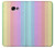 W3849 Colorful Vertical Colors Funda Carcasa Case y Caso Del Tirón Funda para Samsung Galaxy A5 (2017)