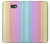 W3849 Colorful Vertical Colors Funda Carcasa Case y Caso Del Tirón Funda para Samsung Galaxy J7 Prime (SM-G610F)