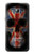 W3848 United Kingdom Flag Skull Funda Carcasa Case y Caso Del Tirón Funda para Samsung Galaxy J3 (2016)