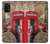 W3856 Vintage London British Funda Carcasa Case y Caso Del Tirón Funda para Samsung Galaxy M32 5G