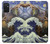 W3851 World of Art Van Gogh Hokusai Da Vinci Funda Carcasa Case y Caso Del Tirón Funda para Samsung Galaxy M52 5G