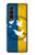 W3857 Peace Dove Ukraine Flag Funda Carcasa Case y Caso Del Tirón Funda para Samsung Galaxy Z Fold 3 5G