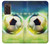 W3844 Glowing Football Soccer Ball Funda Carcasa Case y Caso Del Tirón Funda para Samsung Galaxy Z Fold2 5G