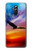 W3841 Bald Eagle Flying Colorful Sky Funda Carcasa Case y Caso Del Tirón Funda para Huawei Mate 20 lite