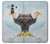 W3843 Bald Eagle On Ice Funda Carcasa Case y Caso Del Tirón Funda para Huawei Mate 10 Pro, Porsche Design