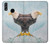 W3843 Bald Eagle On Ice Funda Carcasa Case y Caso Del Tirón Funda para Huawei Honor 10 Lite, Huawei P Smart 2019