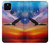 W3841 Bald Eagle Flying Colorful Sky Funda Carcasa Case y Caso Del Tirón Funda para Google Pixel 5