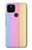 W3849 Colorful Vertical Colors Funda Carcasa Case y Caso Del Tirón Funda para Google Pixel 5