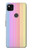W3849 Colorful Vertical Colors Funda Carcasa Case y Caso Del Tirón Funda para Google Pixel 4a