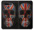 W3848 United Kingdom Flag Skull Funda Carcasa Case y Caso Del Tirón Funda para LG K51S