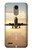 W3837 Airplane Take off Sunrise Funda Carcasa Case y Caso Del Tirón Funda para LG K10 (2018), LG K30