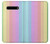 W3849 Colorful Vertical Colors Funda Carcasa Case y Caso Del Tirón Funda para LG V60 ThinQ 5G