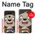 W3855 Sloth Face Cartoon Funda Carcasa Case y Caso Del Tirón Funda para LG V40, LG V40 ThinQ