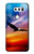 W3841 Bald Eagle Flying Colorful Sky Funda Carcasa Case y Caso Del Tirón Funda para LG V30, LG V30 Plus, LG V30S ThinQ, LG V35, LG V35 ThinQ