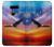 W3841 Bald Eagle Flying Colorful Sky Funda Carcasa Case y Caso Del Tirón Funda para LG V30, LG V30 Plus, LG V30S ThinQ, LG V35, LG V35 ThinQ