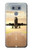 W3837 Airplane Take off Sunrise Funda Carcasa Case y Caso Del Tirón Funda para LG G6