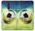 W3844 Glowing Football Soccer Ball Funda Carcasa Case y Caso Del Tirón Funda para LG Q Stylo 4, LG Q Stylus