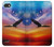 W3841 Bald Eagle Flying Colorful Sky Funda Carcasa Case y Caso Del Tirón Funda para LG Q6