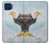 W3843 Bald Eagle On Ice Funda Carcasa Case y Caso Del Tirón Funda para Motorola One 5G