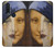 W3853 Mona Lisa Gustav Klimt Vermeer Funda Carcasa Case y Caso Del Tirón Funda para Motorola One Action (Moto P40 Power)