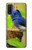 W3839 Bluebird of Happiness Blue Bird Funda Carcasa Case y Caso Del Tirón Funda para Motorola G Pure