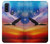 W3841 Bald Eagle Flying Colorful Sky Funda Carcasa Case y Caso Del Tirón Funda para Motorola G Pure