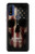 W3850 American Flag Skull Funda Carcasa Case y Caso Del Tirón Funda para Motorola G Pure