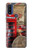 W3856 Vintage London British Funda Carcasa Case y Caso Del Tirón Funda para Motorola G Pure