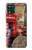 W3856 Vintage London British Funda Carcasa Case y Caso Del Tirón Funda para Motorola Moto G Stylus 5G