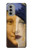 W3853 Mona Lisa Gustav Klimt Vermeer Funda Carcasa Case y Caso Del Tirón Funda para Motorola Moto G51 5G