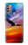 W3841 Bald Eagle Flying Colorful Sky Funda Carcasa Case y Caso Del Tirón Funda para Motorola Moto G30, G20, G10