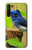 W3839 Bluebird of Happiness Blue Bird Funda Carcasa Case y Caso Del Tirón Funda para Motorola Moto G8 Power