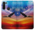 W3841 Bald Eagle Flying Colorful Sky Funda Carcasa Case y Caso Del Tirón Funda para Motorola Moto G8 Power