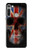W3848 United Kingdom Flag Skull Funda Carcasa Case y Caso Del Tirón Funda para Motorola Moto G8