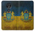 W3858 Ukraine Vintage Flag Funda Carcasa Case y Caso Del Tirón Funda para Motorola Moto G7 Play
