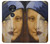 W3853 Mona Lisa Gustav Klimt Vermeer Funda Carcasa Case y Caso Del Tirón Funda para Motorola Moto G7 Power