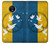 W3857 Peace Dove Ukraine Flag Funda Carcasa Case y Caso Del Tirón Funda para Motorola Moto G6