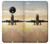 W3837 Airplane Take off Sunrise Funda Carcasa Case y Caso Del Tirón Funda para Motorola Moto G5