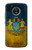 W3858 Ukraine Vintage Flag Funda Carcasa Case y Caso Del Tirón Funda para Motorola Moto G5
