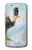 W3843 Bald Eagle On Ice Funda Carcasa Case y Caso Del Tirón Funda para Motorola Moto G4 Play