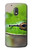 W3845 Green frog Funda Carcasa Case y Caso Del Tirón Funda para Motorola Moto G4 Play