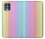 W3849 Colorful Vertical Colors Funda Carcasa Case y Caso Del Tirón Funda para Motorola Edge S