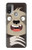 W3855 Sloth Face Cartoon Funda Carcasa Case y Caso Del Tirón Funda para Motorola Moto E20,E30,E40
