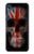 W3848 United Kingdom Flag Skull Funda Carcasa Case y Caso Del Tirón Funda para Motorola Moto E6, Moto E (6th Gen)