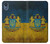 W3858 Ukraine Vintage Flag Funda Carcasa Case y Caso Del Tirón Funda para Motorola Moto E6, Moto E (6th Gen)