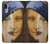 W3853 Mona Lisa Gustav Klimt Vermeer Funda Carcasa Case y Caso Del Tirón Funda para Motorola Moto E6 Plus, Moto E6s