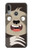 W3855 Sloth Face Cartoon Funda Carcasa Case y Caso Del Tirón Funda para Motorola Moto E6 Plus, Moto E6s