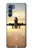 W3837 Airplane Take off Sunrise Funda Carcasa Case y Caso Del Tirón Funda para Motorola Edge S30