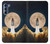 W3859 Bitcoin to the Moon Funda Carcasa Case y Caso Del Tirón Funda para Motorola Edge S30