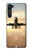 W3837 Airplane Take off Sunrise Funda Carcasa Case y Caso Del Tirón Funda para Motorola Edge